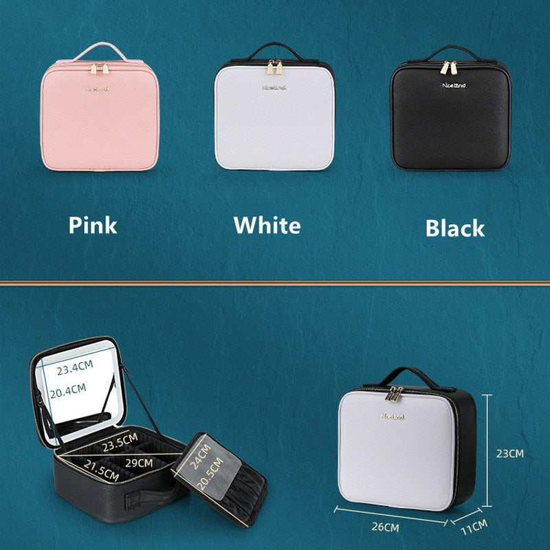 Portable Makeup LED Case